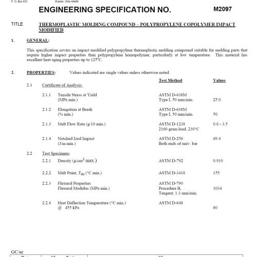 Delphi M2097 (PP Copolymer 2004) FREE Download