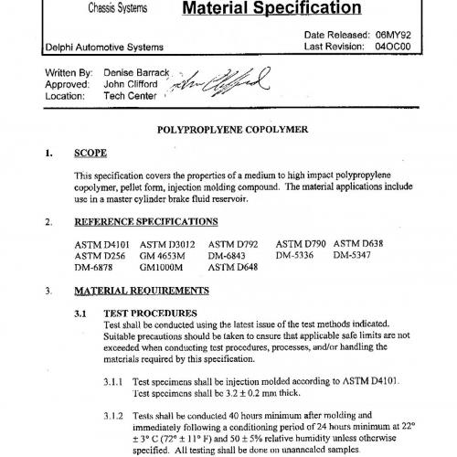 Delphi M7403 (PP Copolymer - 2000) FREE Download