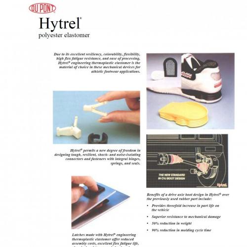 Dupont Hytrel Polyester Elastomer Resin Product and Property Guide